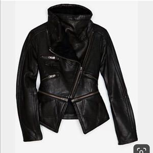 Yigal Azrouel Leather Jacket orig $2000  intermix